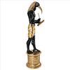Design Toscano The Egyptian Grand Ruler Collection: Life-Size Thoth Statue atop a Temple Column Mount NE23862